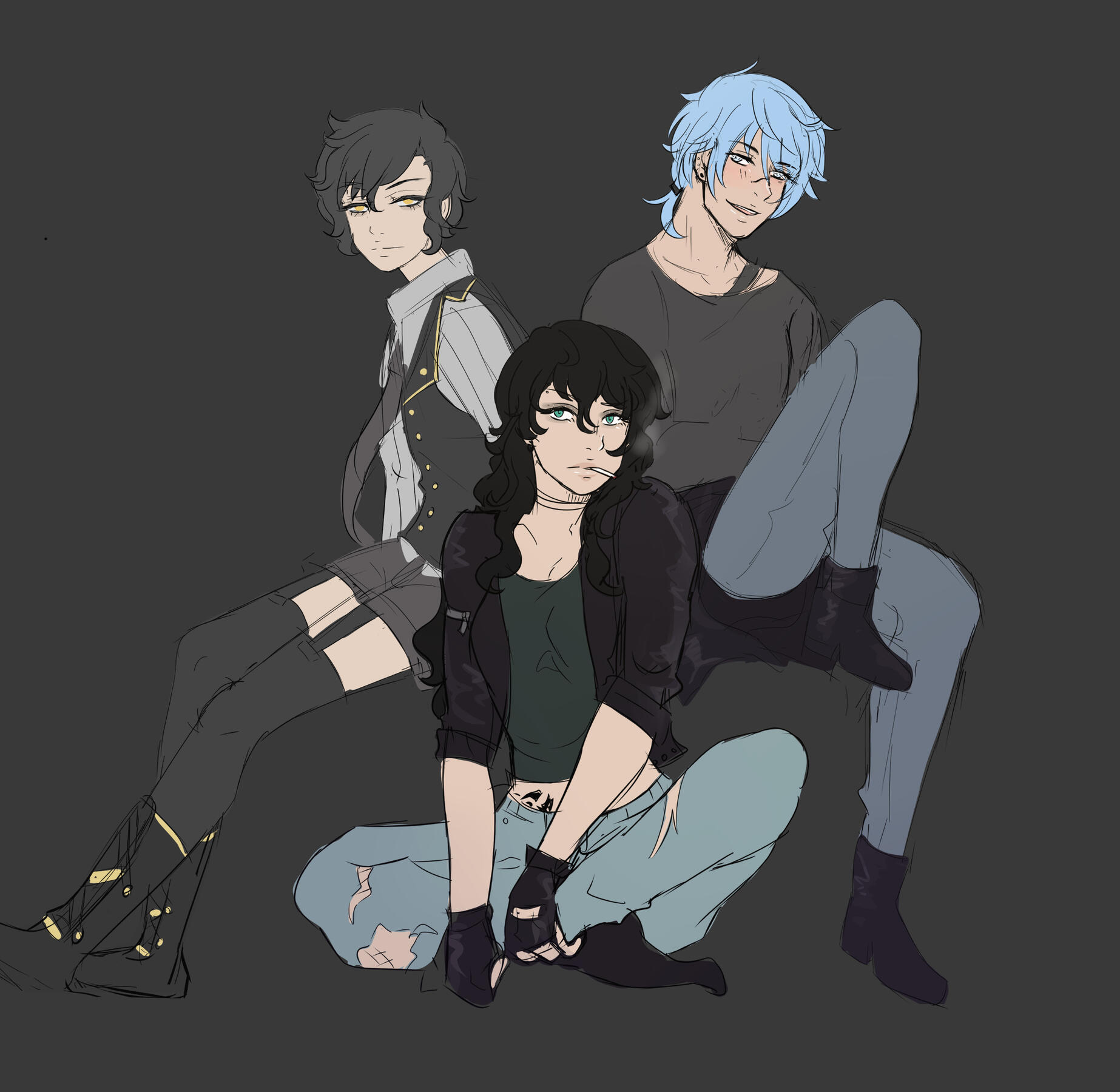 Character design Prince, Gloria, Asa Boba Lovers, Boba gays